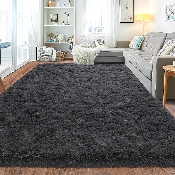 Upgrade Non-Slip Plush Rugs for Living Room, Soft Shaggy Carpets for Living Room - Image 6