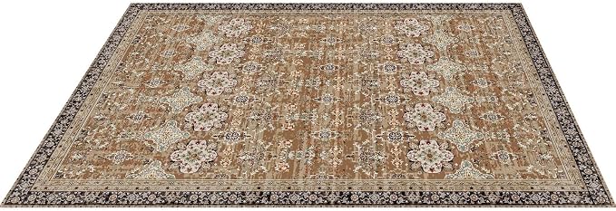 VEVOR 8 x 10 Area Rug, Washable Rug Non-Slip and Tear-Resistant Soft Carpet Pet - Image 9