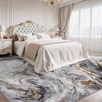 8x10 Area Rugs for Living Room, Modern Abstract Rug for Bedroom, Contemporary - Image 2