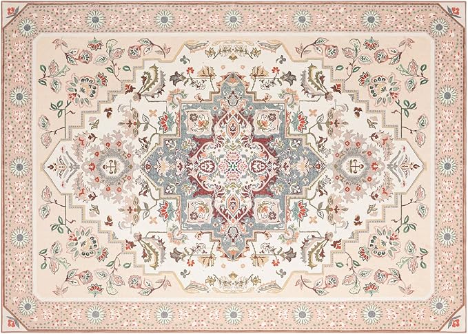 Phantoscope Washable Area Rug 5'x7' Non-Slip, Vintage Boho Rugs - Image 3