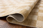 Loloi Chris Loves Julia Calvin Collection CLV-01 Wheat/Ivory 7'-10" x 7'-10" - Image 4