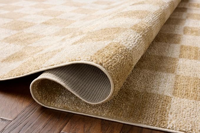 Loloi Chris Loves Julia Calvin Collection CLV-01 Wheat/Ivory 2'-7" x 7'-6" - Image 4