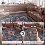 Ciicool Washable 5x7ft Rugs for Living Room Non-Slip Indoor Area Rug Large - Image 5