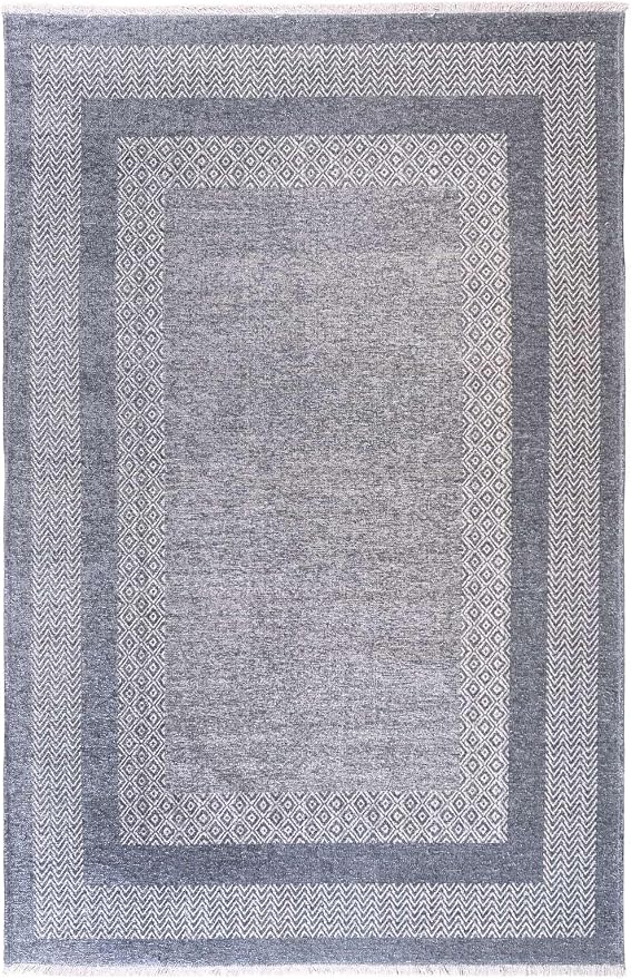 Alfa Rich 4x6 Light Blue Washable Area Rugs - Image 6