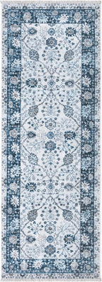 Bloom Rugs Caria Washable Non-Slip 12 ft Runner - Image 3