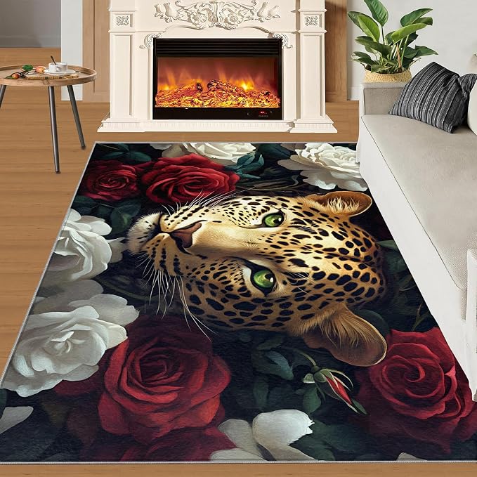 Leopard Rugs for Bedroom - Image 2