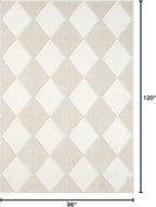 Abani Cream Area Rug for Living Room, Bedroom - Image 2