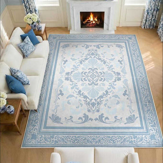 SOULFUL Medium Pile 8x10 Rugs for Living Room - Image 3