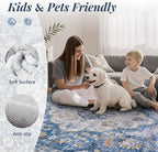 tchdio 3x5 Bedroom Area Rug, Non Slip Washable Entryway Rug Indoor, Soft Low - Image 3