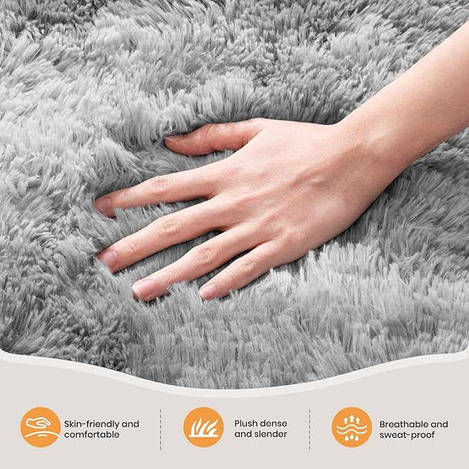 Zentavio Area Rugs for Living Room Large Rugs for Bedroom 6x9 Carpet Fluffy - Image 2