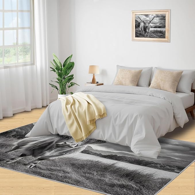 Highland Cattle Rugs for Bedroom - Image 4