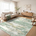 GENIMO Abstract Area Rug 6x9, Washable Large Modern Rug Non Slip, Low Pile by GENIMO