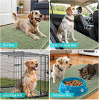 OLANLY Dog Door Mat for Muddy Paws 40x24, Absorbs Moisture and Dirt, Absorbent - Image 7