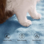 Bedsure 6x9 Fluffy Area Rugs for Living Room, Machine Washable Rugs, Non-Slip - Image 5