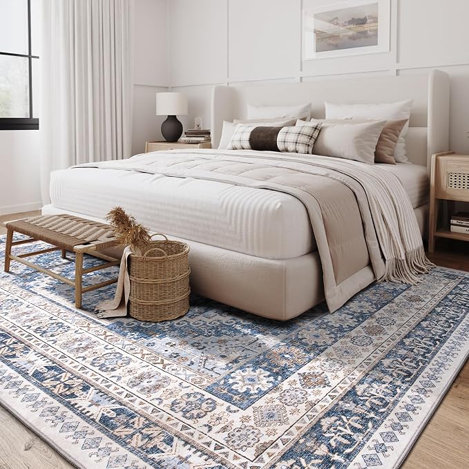 zesthome 9x12 Area Rugs, Stain Resistant Washable Rug, Ultra-Thin Rugs - Image 8