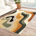 Neutral Color Rug, 4x6 Rug, Earth Tone Rugs by Unknown