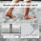 Fluffy Rug Shaggy Area Rug, Mottling Grey 9x12 Area Rugs - Image 6