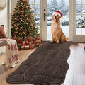Large Dog Door Mat for Muddy Paws, 22x47 Absorbent Dirt Trapper Long Door Mat by BSICPRO