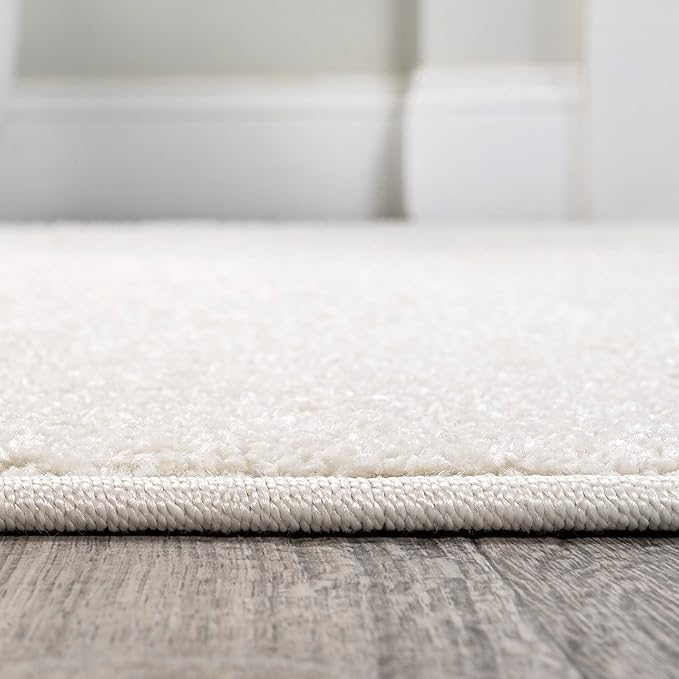 Eyely UES100T-216 Supersoft Haze Solid Low-Pile Indoor Runner Rug, Minimalist - Image 7