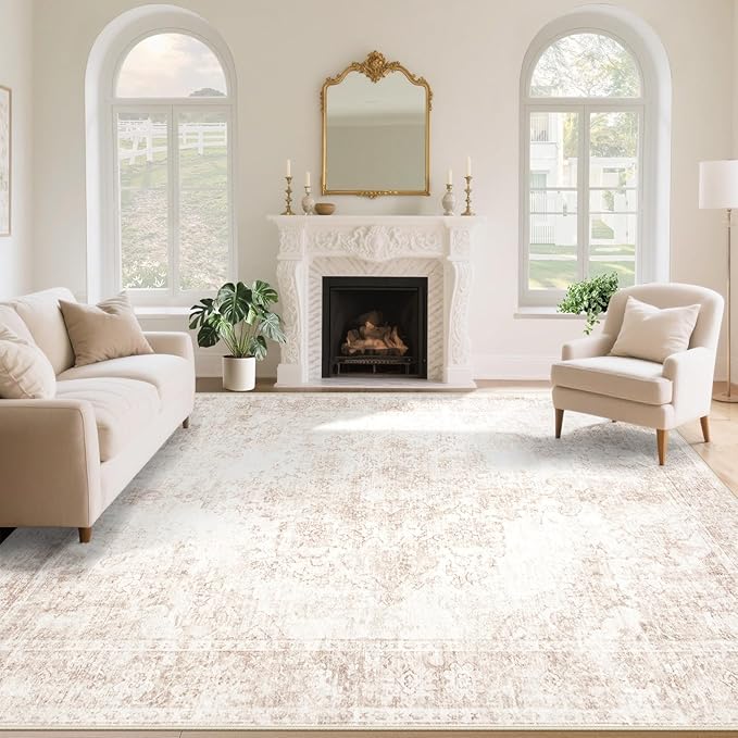 Vintage Living Room Area Rug by AOYAOMI