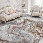 5x7 Area Rugs for Living Room, Modern Abstract Rug for Bedroom, Contemporary by PADOOR