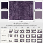 Kokia Abstract Area Rugs 8x10 Bedroom Soft Living Room Rugs Washable Distressed - Image 3