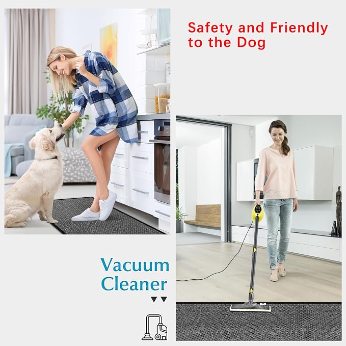 8FT Jute Runner Rug for Hallways Non Slip, Rubber Backed Long Laundry Room Mat - Image 6