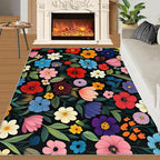 Boho Flowers Rugs for Bedroom - Image 2