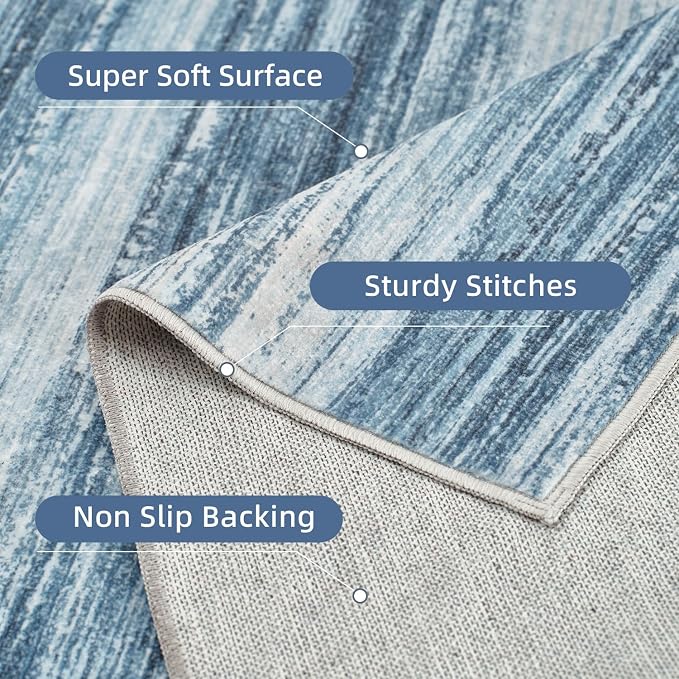 PADOOR Modern Abstract Runner Rug - Image 4