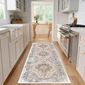 Enkor Runner Rugs for Hallway, 2.6x8 Washable Soft Non Slip Floor Rugs for by EnkorStore