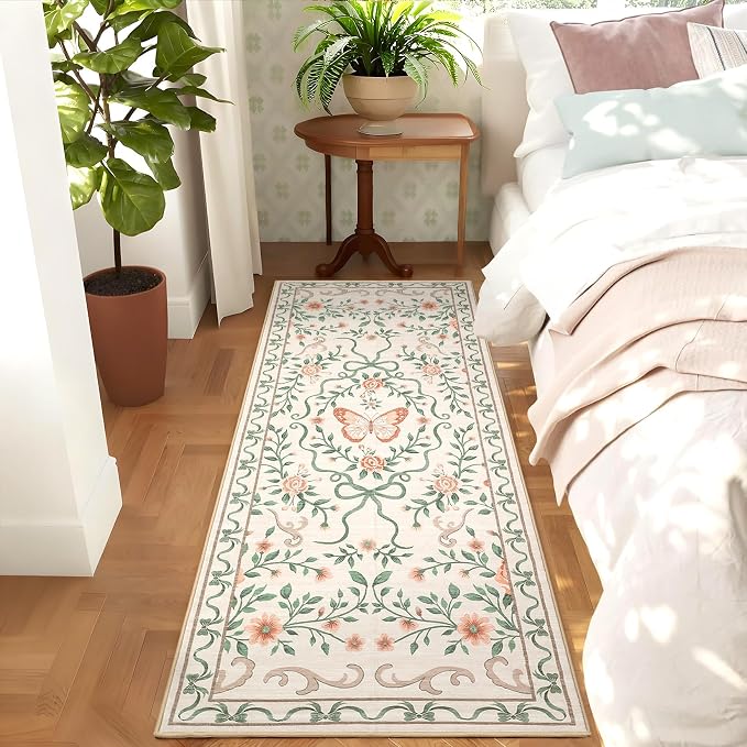 GarveeHome Washable Runner Rug 2x6 Non Slip Hallway Runners Stain Resistant Low - Image 2