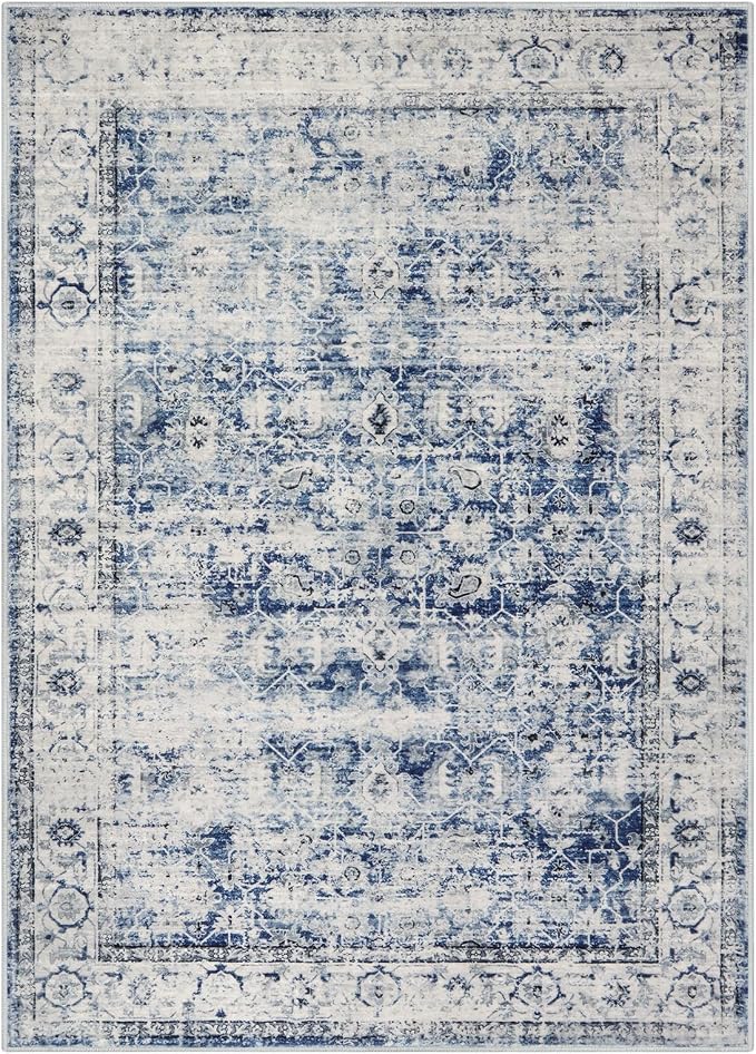 Lahome Washable Rugs 5x7 Area Rugs, Retro Distressed Non Slip Throw Carpet - Image 10