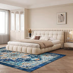 Easy-Going Area Rug 6x9 Washable Boho Rugs - Image 6