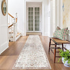 jinchan Kalen Runner Rug 2x10 Washable Hallway Rug Vintage Indoor Thin Retro by JINCHAN