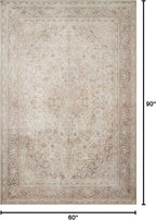 Loloi Loren Collection LQ-03 Sand/Taupe 5'-0" x 7'-6" Area Rug - Image 3