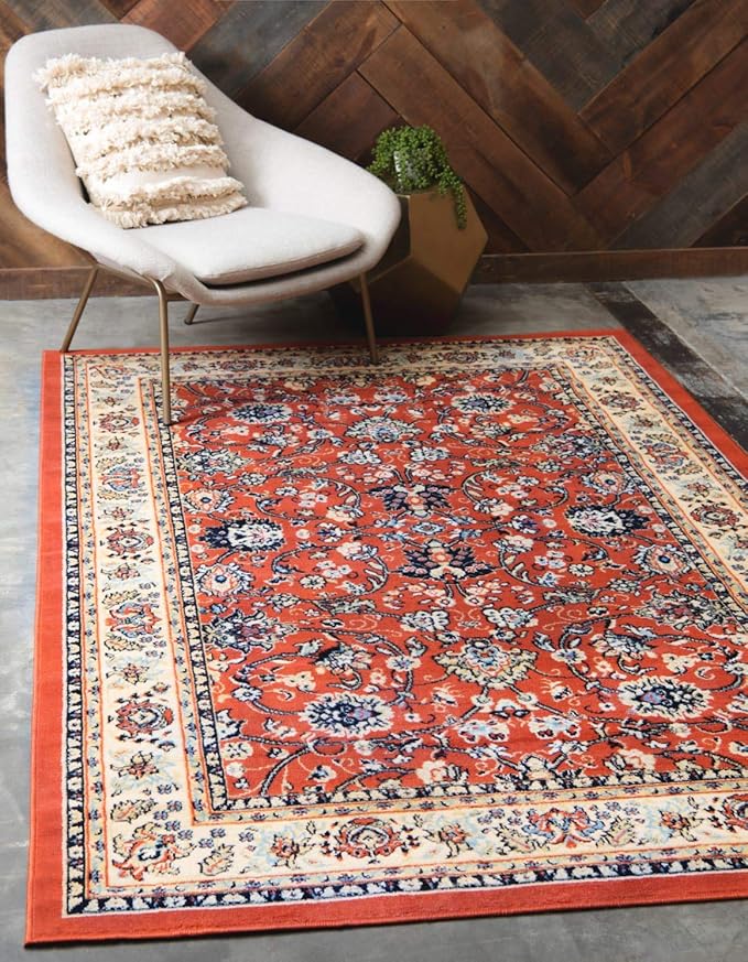 Unique Loom Sialk Hill Collection Area Rug by UniqueLoom