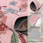 Lahome Floral Kitchen Runner, 2X6 Washable Runner Rug Non-Slip, Ultra-Thin Soft - Image 7