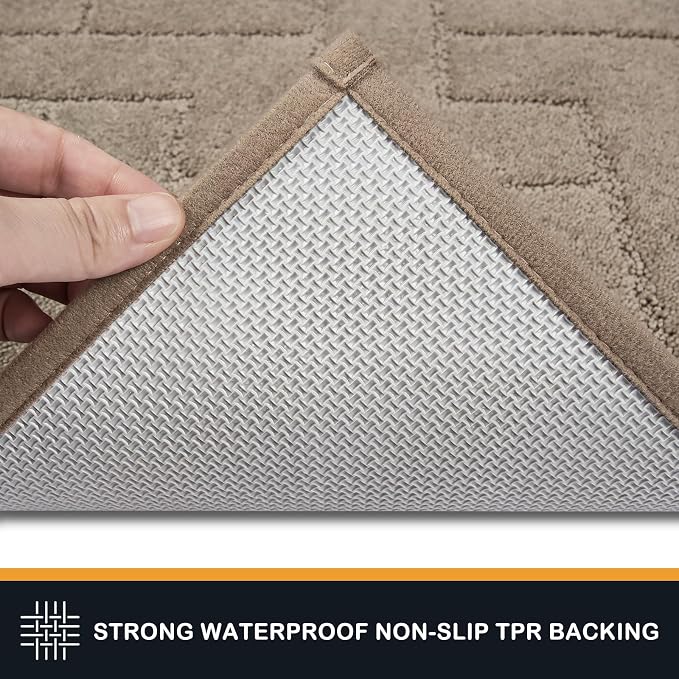 PURRUGS Dirt Trapping Door Mat 34" x 59", Non-Slip Machine Washable Entry Rug - Image 4