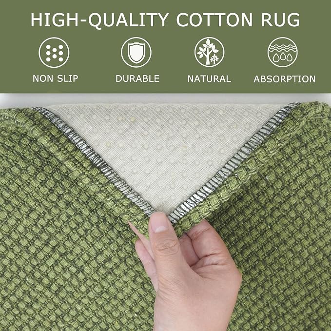 KOZYFLY Runners for Hallways 3x10 ft Washable Kitchen Runner Non Slip Rubber - Image 6
