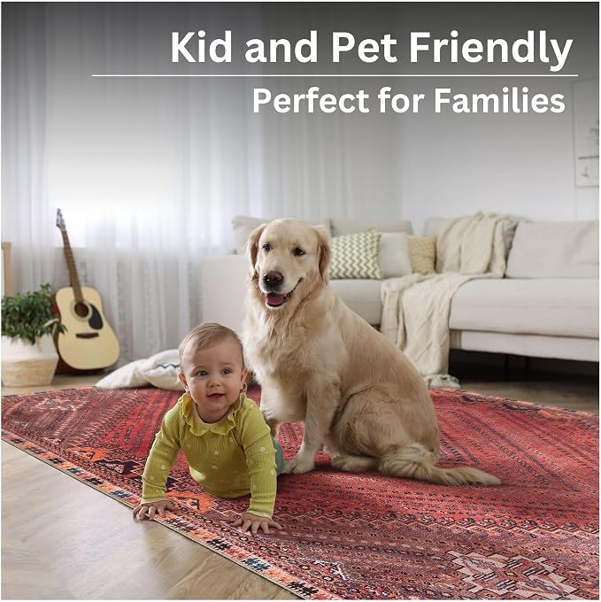 Bloom Rugs Washable Non-Slip 5' x 7' Rug - Image 10