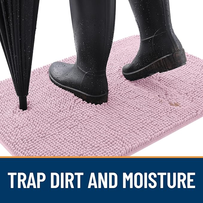 OLANLY Dog Door Mat for Muddy Paws 59x24, Absorbs Moisture and Dirt, Absorbent - Image 2