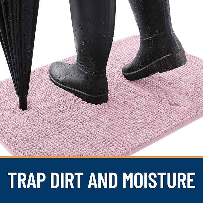 OLANLY Dog Door Mat for Muddy Paws 44x32, Absorbs Moisture and Dirt, Absorbent - Image 2