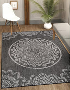 CAMILSON Outdoor Rug 5x7 Modern Area Rugs - Image 2