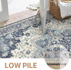 GENIMO 6x9 Area Rugs for Living Room, Machine Washable Non Slip Vintage Rugs - Image 5