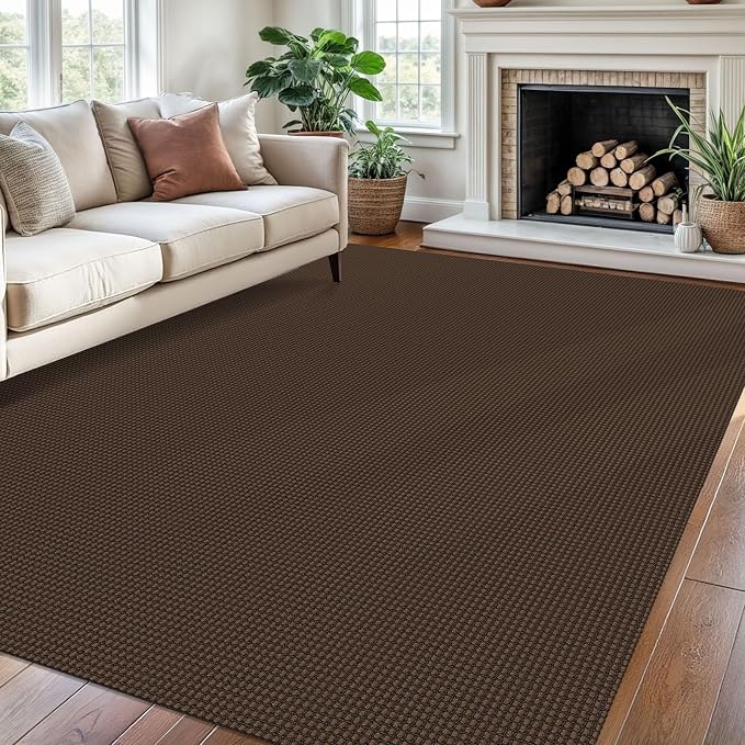 Braided Area Rug 6x9 Ft Washable Rugs by Ivissy