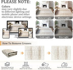 6x9 Machine Washable Area Rug for Living Room, Kids and Pets Friendly for - Image 9