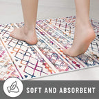 KUTA 5x7 Living Room Rug, Moroccan Large Multi-Color Area Rugs Washable Boho - Image 7