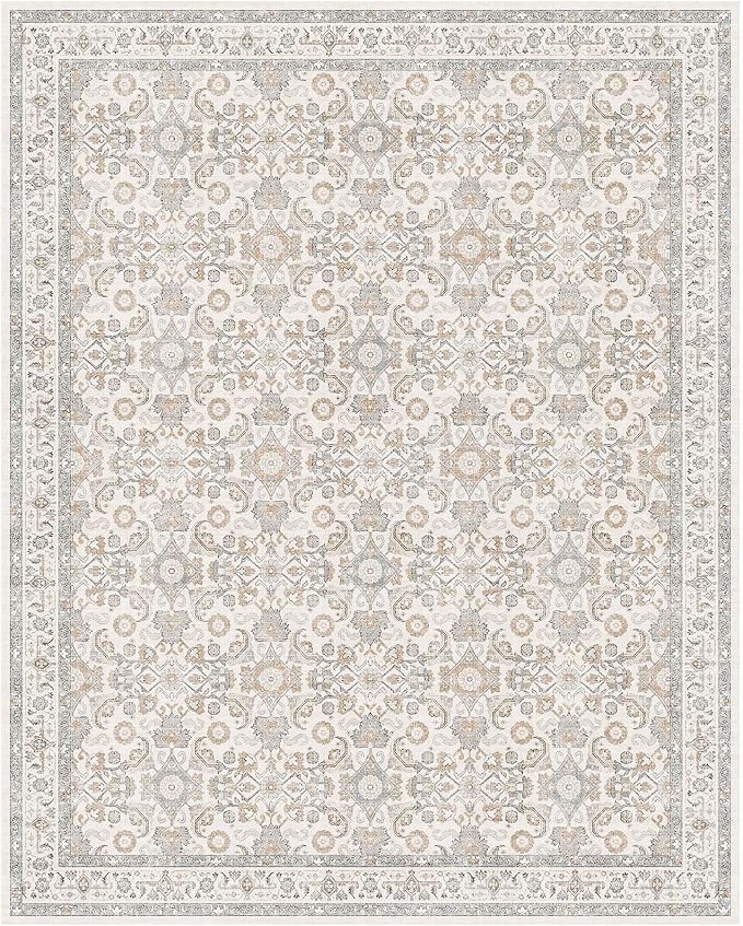 WITSHOCK Living Room Area Rugs 8x10: Soft Non-Slip Backing Washable Rugs - Image 8