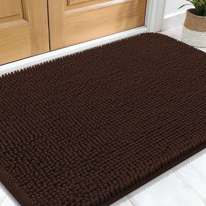 OLANLY Dog Door Mat for Muddy Paws 32x20, Absorbs Moisture and Dirt, Absorbent by OLANLY