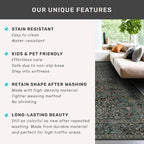 Dark Green Washable Entry Rug, 3x4 Rugs - Image 6